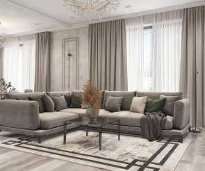 Проект квартиры ЖК "Флора и Фауна", Новосибирск